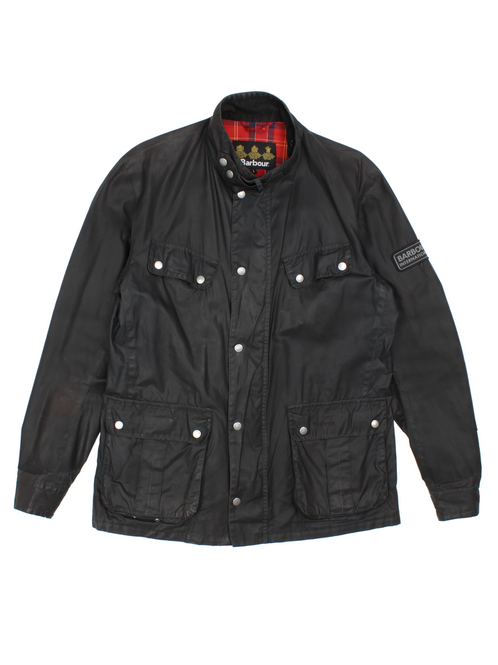 Barbour International Duke Wax Jacket (Size S)