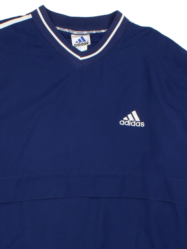 90's Adidas Drill Top (Size XXL)