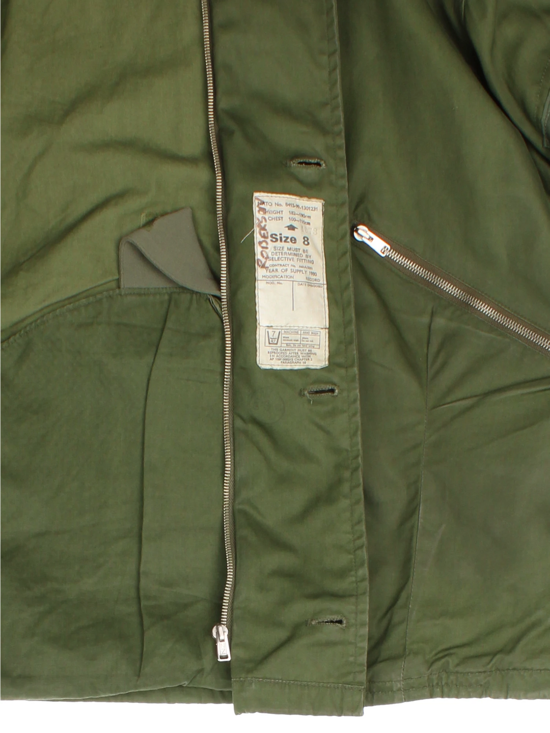 British RAF MK3 Cold Weather Aircrew Flying Jacket (Size L) - VintageFolk