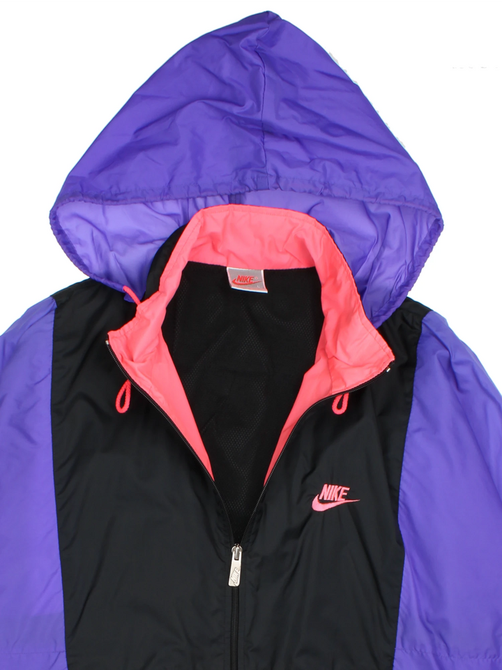 90's Nike Colour Block Wind Breaker Jacket (Size L)