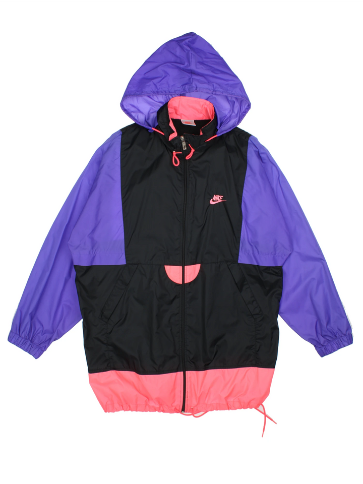 90's Nike Colour Block Wind Breaker Jacket (Size L)