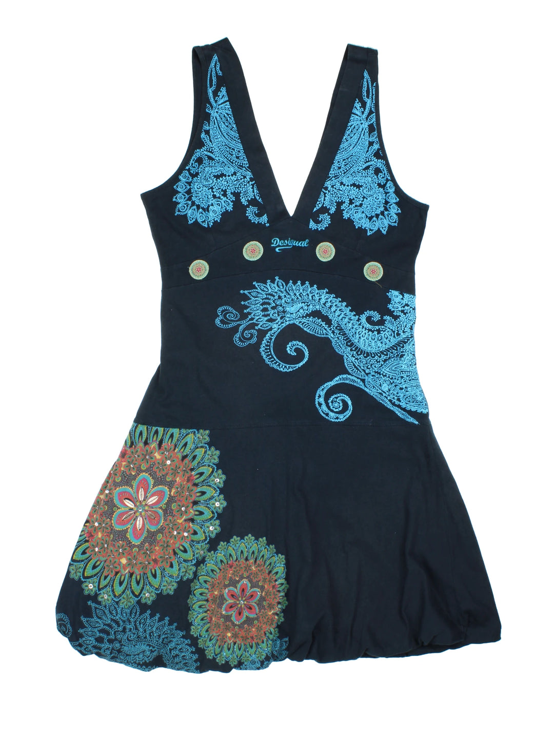 Y2K Desigual Mini Dress (Size XXS) WRONG SKU COLOUR - VintageFolk