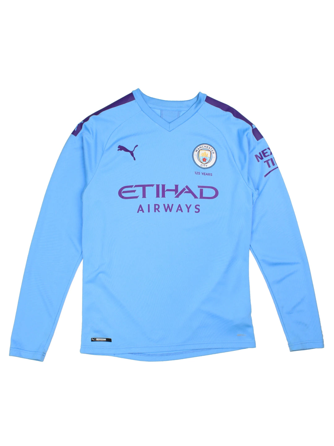 19/20 Puma Manchester City Home Football Shirt (Size S) - VintageFolk