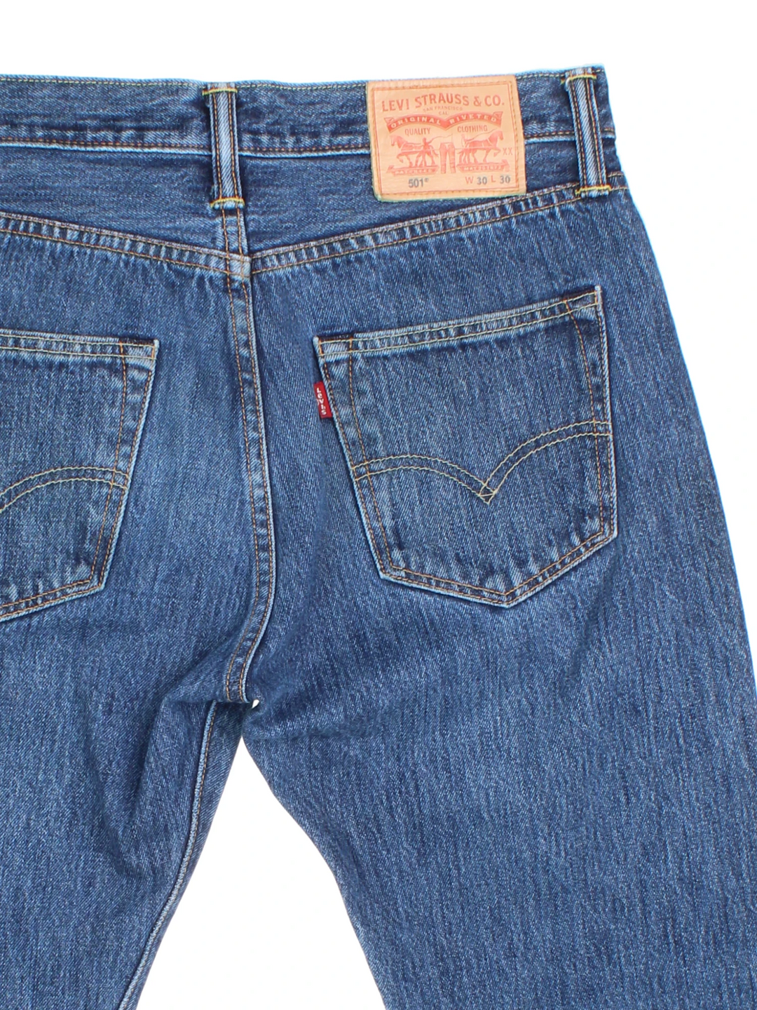 Levi Strauss 501 Jeans (Size S) - VintageFolk