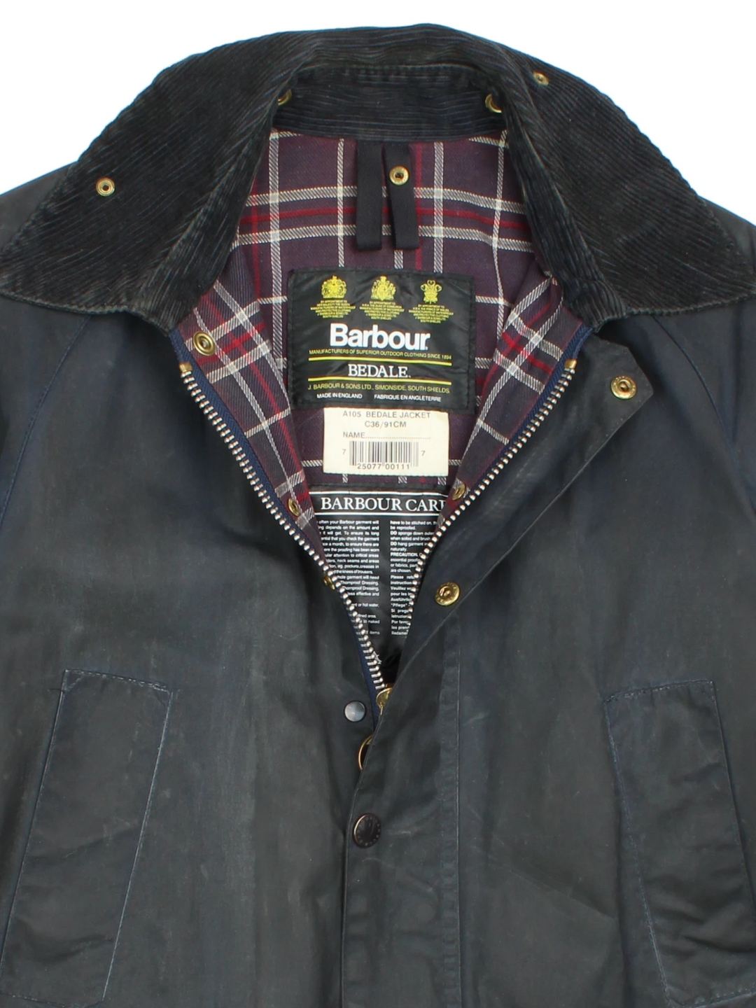 Barbour Beadle Jacke (Größe XS)