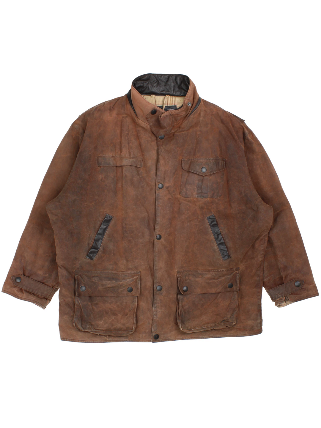 Barbour Bushman Wax Jacket (Size S) - VintageFolk