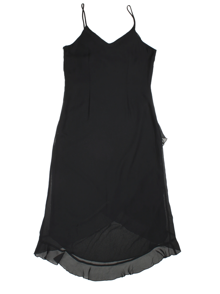 Y2K Mesh Midi Dress (Size XXS) - VintageFolk