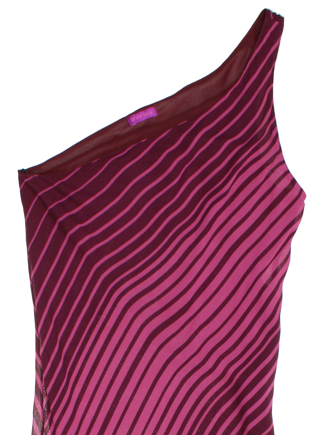 Y2K Asymmetrical Midi Dress (Size  XXS) - VintageFolk