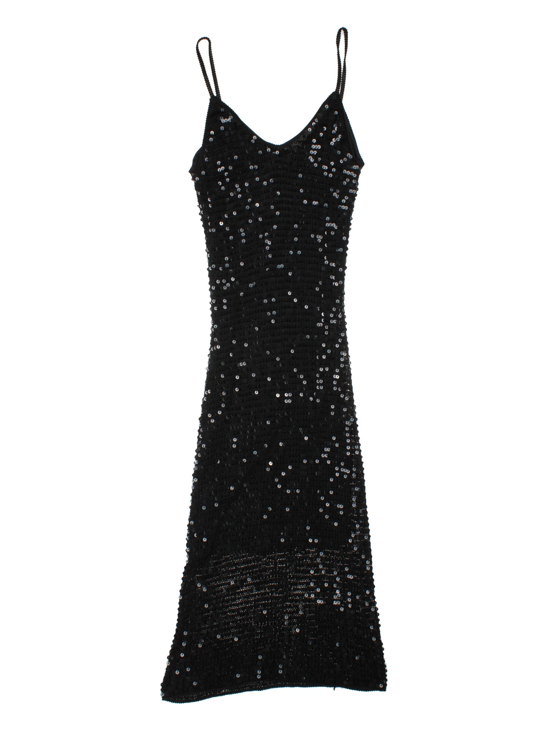 Y2K Sequin Midi Dress (Size XXS) - VintageFolk