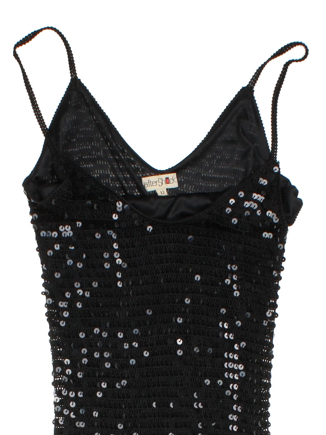 Y2K Sequin Midi Dress (Size XXS) - VintageFolk