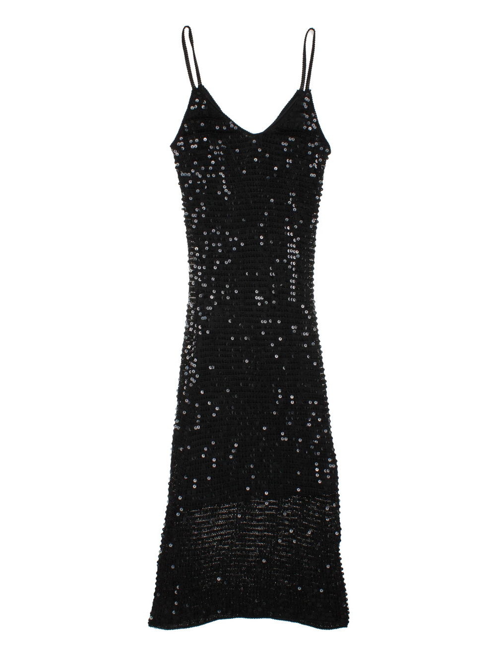 Y2K Sequin Midi Dress (Size XXS) - VintageFolk