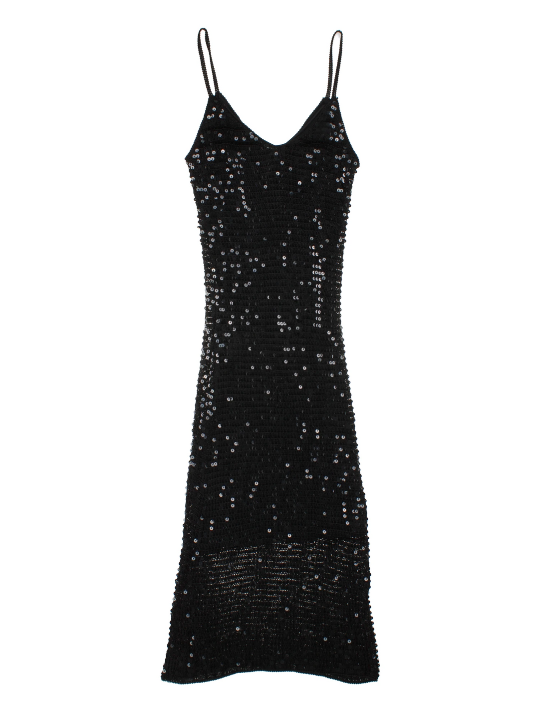 Y2K Sequin Midi Dress (Size XXS) - VintageFolk