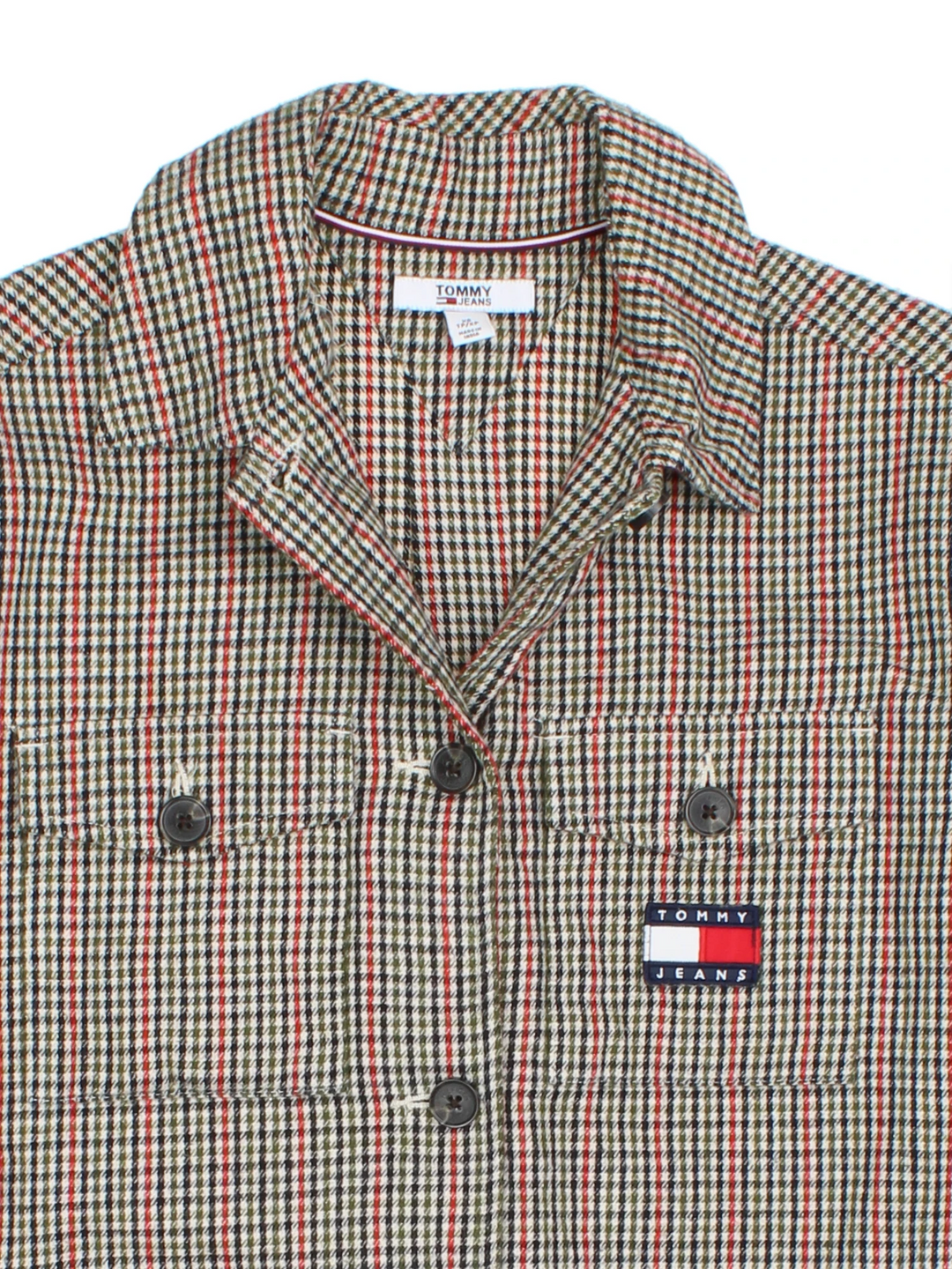 Tommy Hilfiger Checked Jacket (Size XS) - VintageFolk