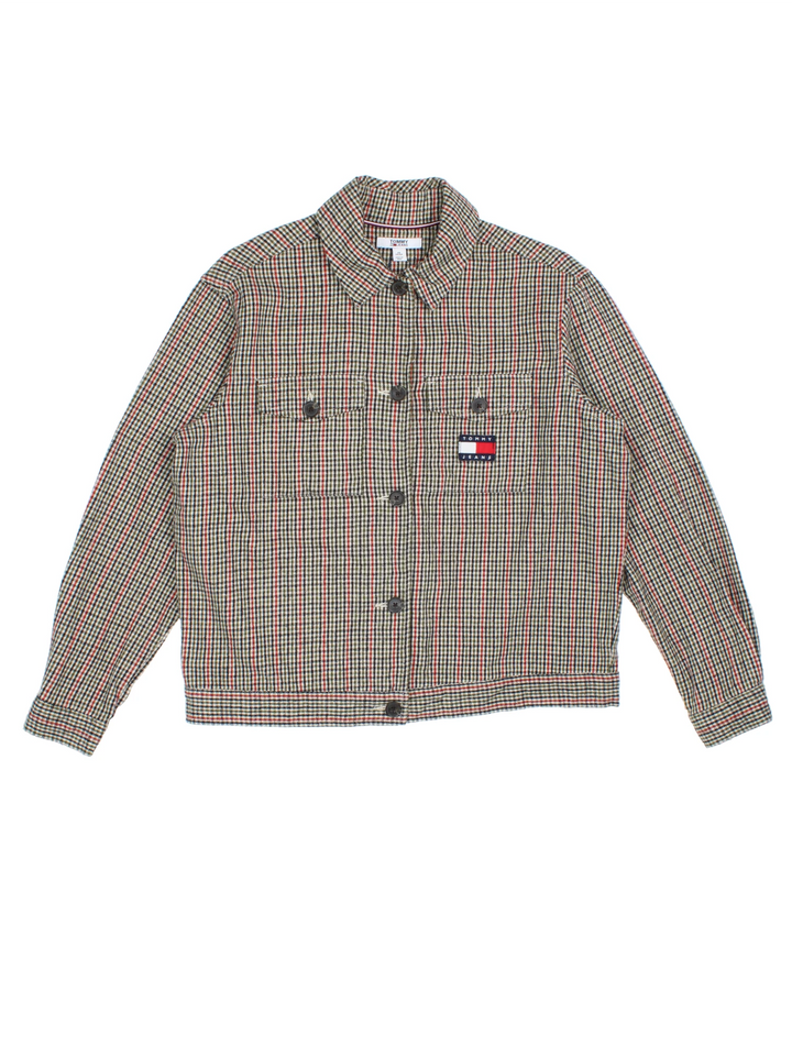 Tommy Hilfiger Checked Jacket (Size XS) - VintageFolk