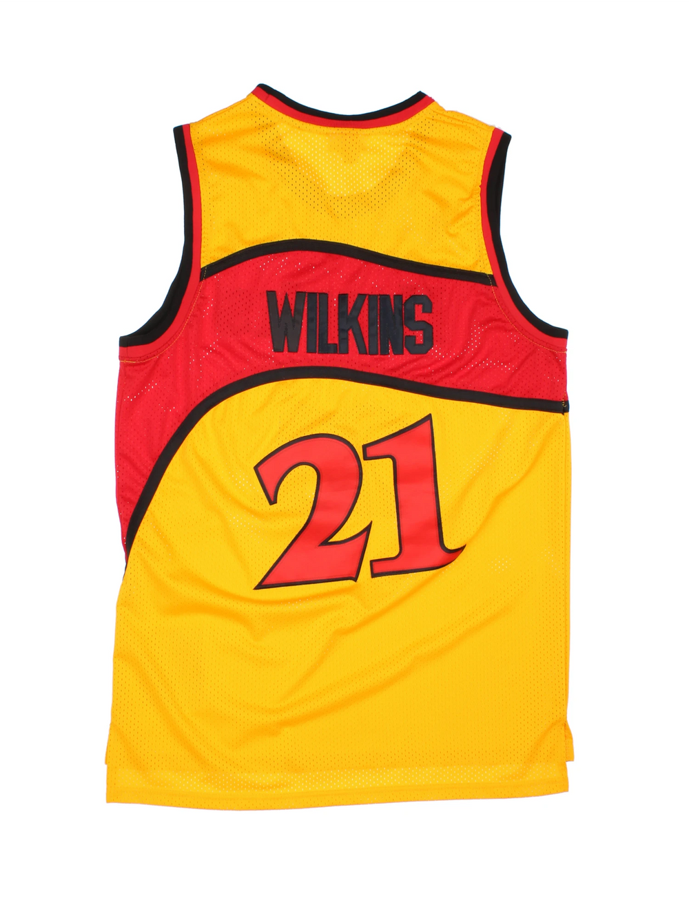 86-87 Mitchell & Ness Atlanta Hawks Hardwood NBA Jersey (Size M) - VintageFolk