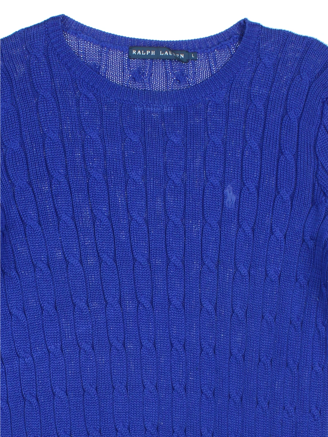 Ralph Lauren Strickpullover mit Zopfmuster (Größe XXS)
