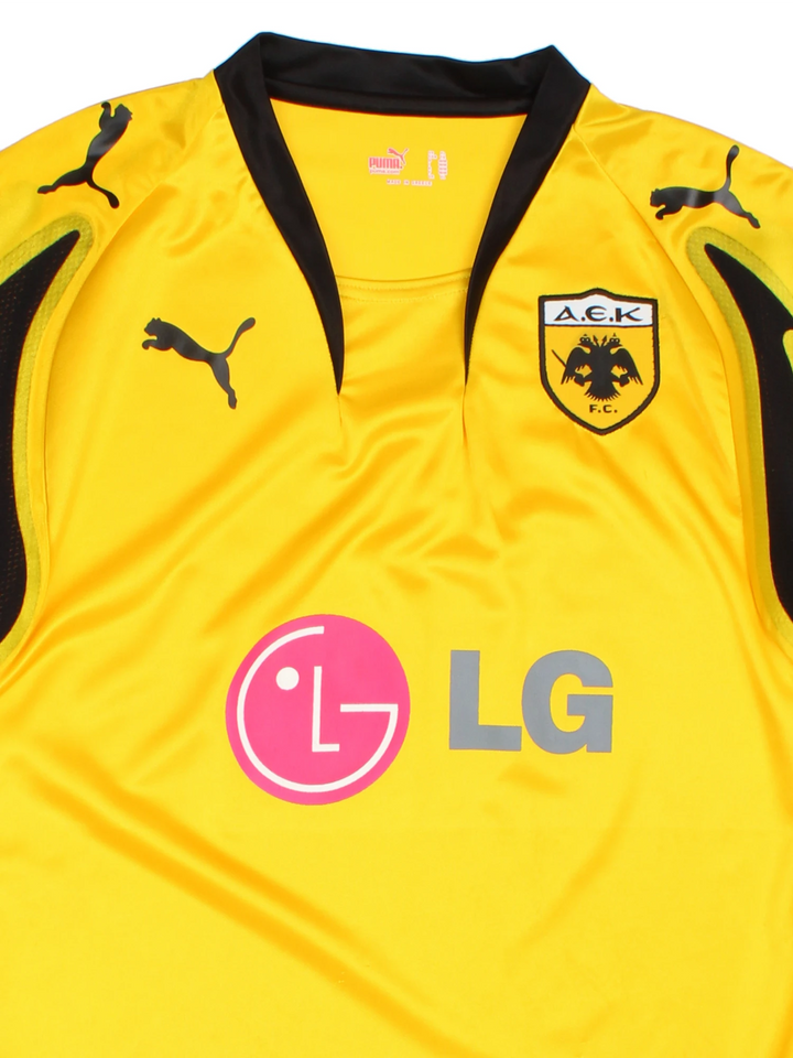 07-08 Puma AEK Athens F.C. Home Shirt (Size M)