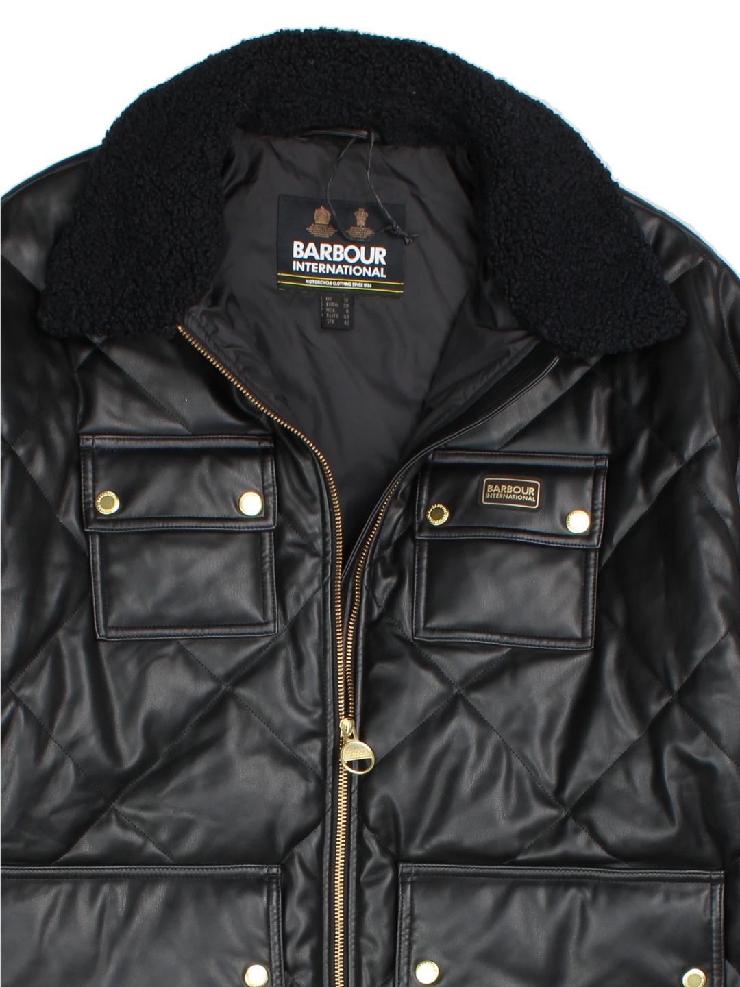 Barbour International Neutron Quilted Jacket (Size L)