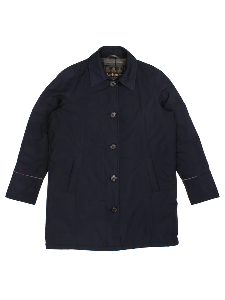 Barbour Winter Tartan Trench Coat (Size M)