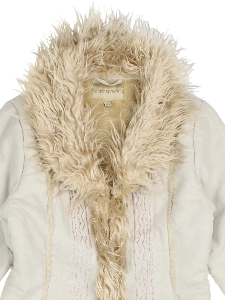 Y2K Bestickter Afghanischer Mantel (Größe M)