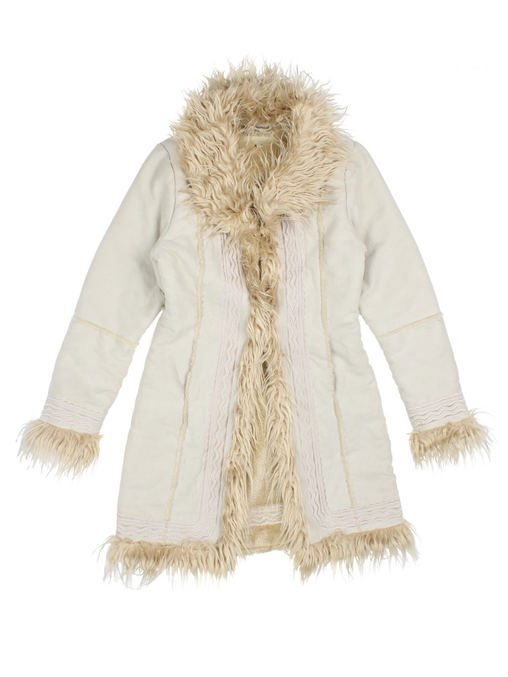 Y2K Bestickter Afghanischer Mantel (Größe M)