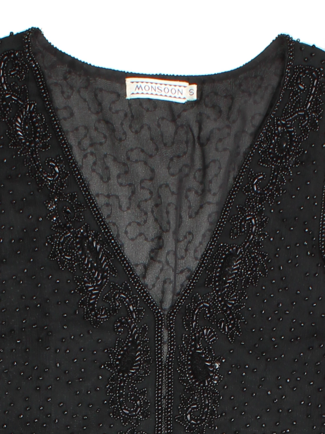 90er-Jahre-Monsun-Perlentop (Größe XXS)