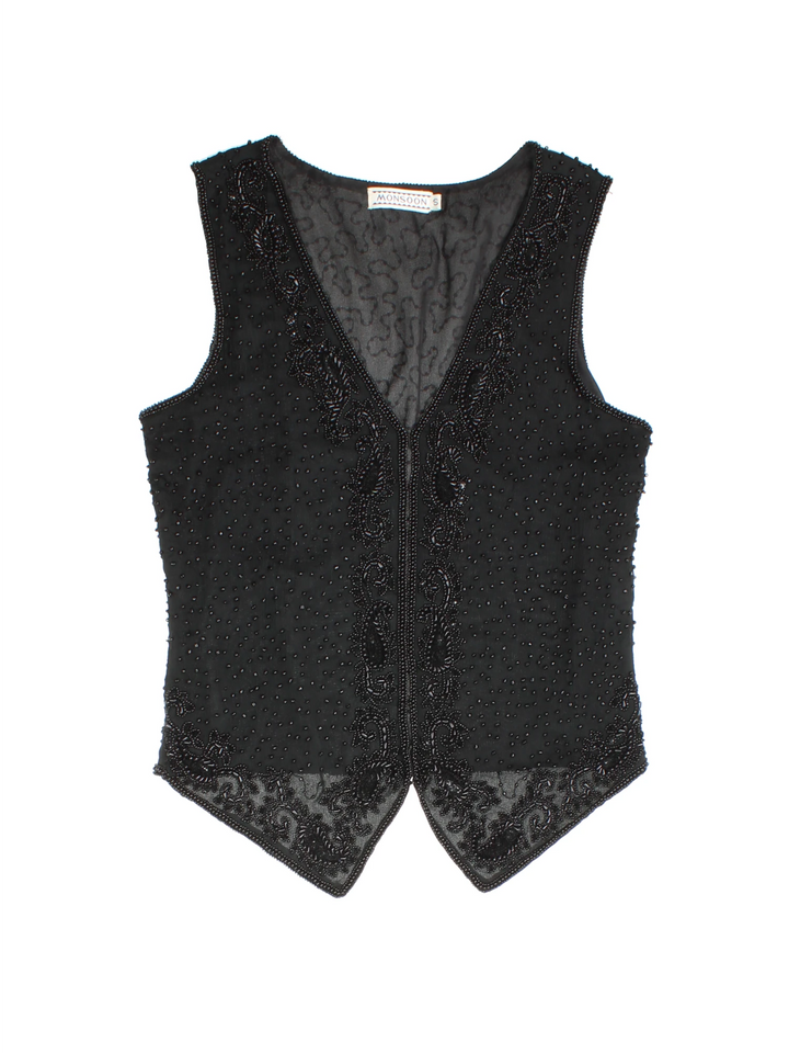 90er-Jahre-Monsun-Perlentop (Größe XXS)