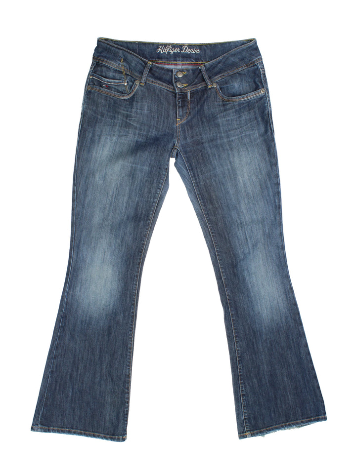 Y2K Tommy Hilfiger Schlagjeans (Größe XXL)