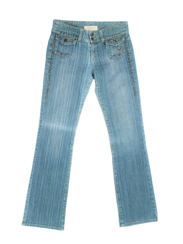 Y2K Karen Millen Jeans mit Nieten (Größe XL)