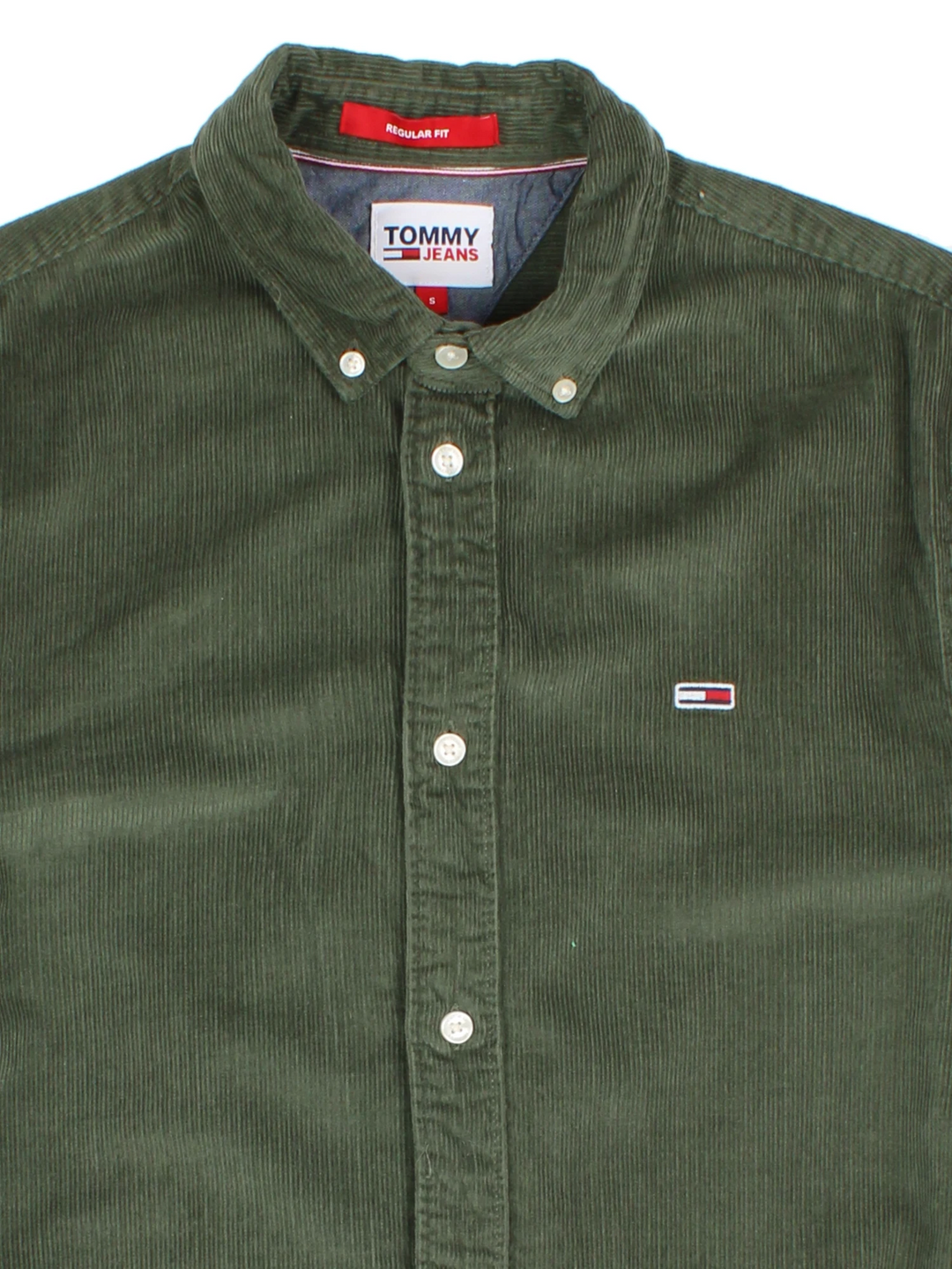 Tommy Hilfiger Cord Shirt (Size S) - VintageFolk