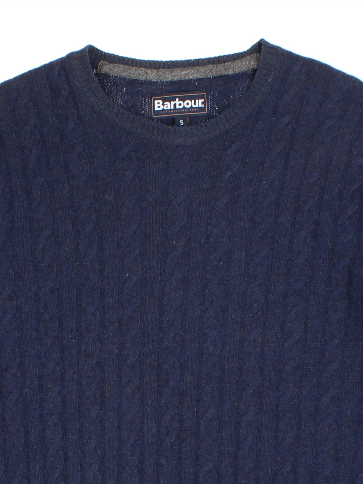 Barbour Cable Knit Jumper (Size S)