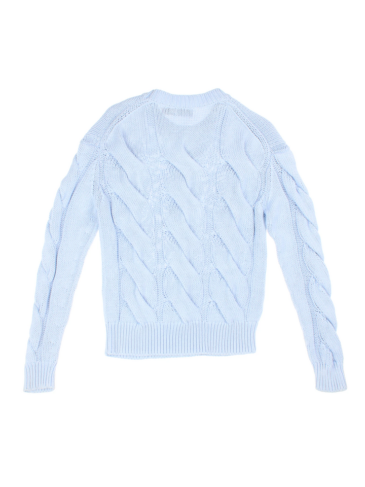 Ralph Lauren Strickpullover mit Zopfmuster (Größe XS)