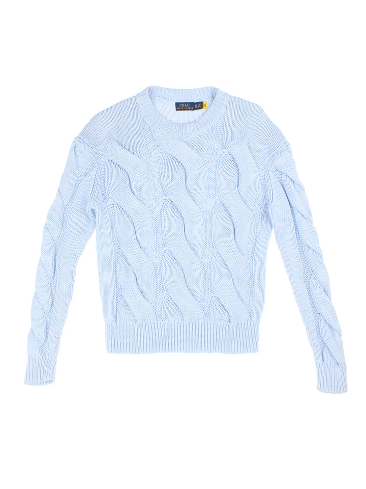 Ralph Lauren Strickpullover mit Zopfmuster (Größe XS)