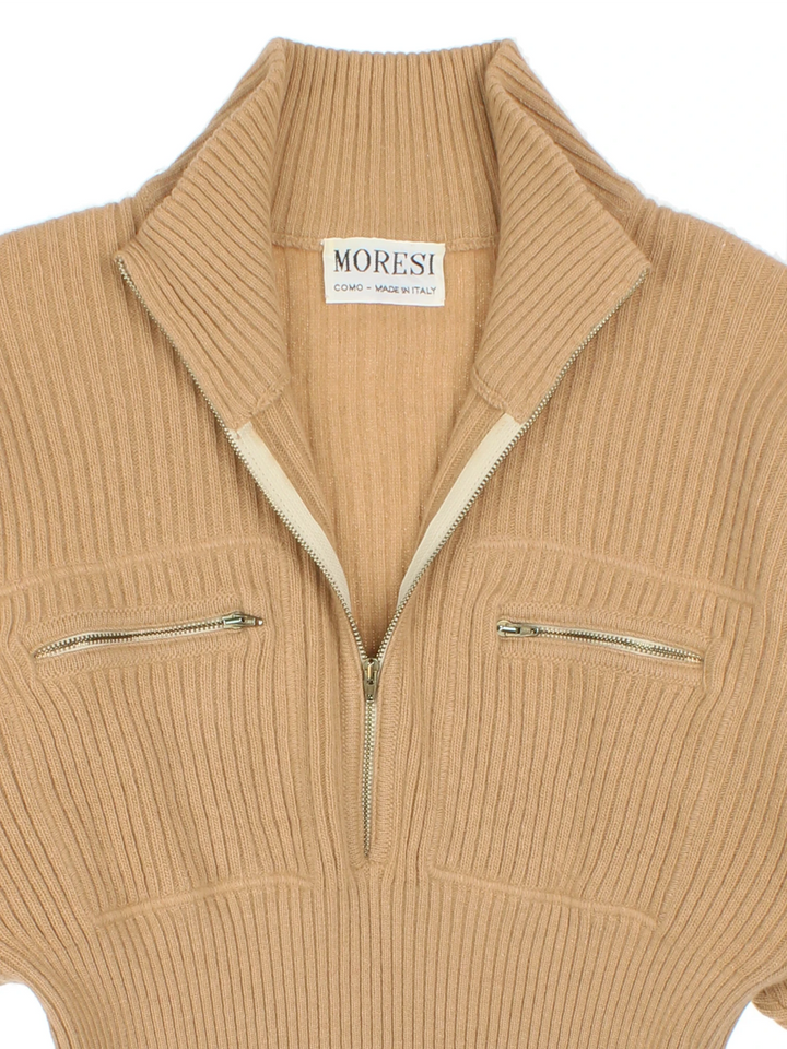 80's Italian Funnel Neck Jumper (Size XS) - VintageFolk