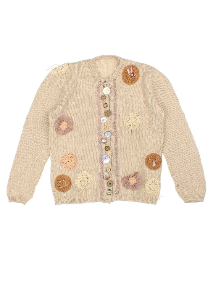 90's Button Cardigan (Size M) - VintageFolk