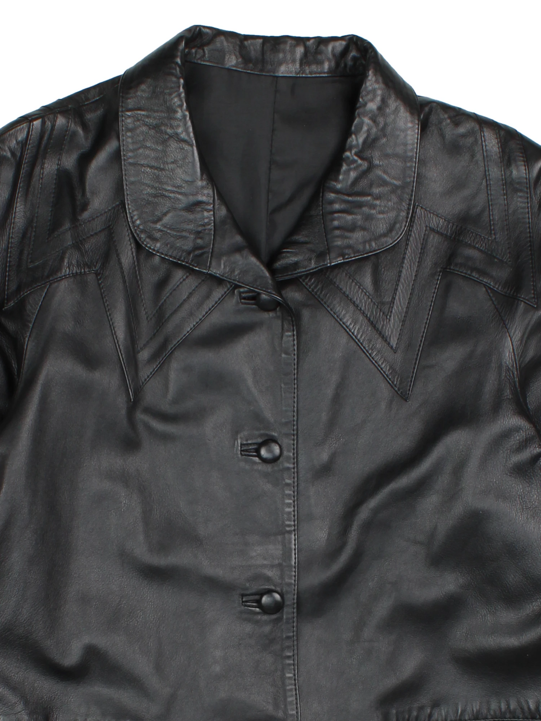 Lederjacke aus den 90ern (Größe S)