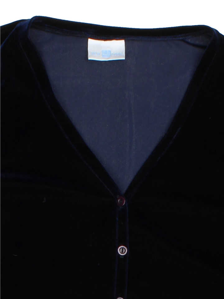 90er Jahre New Look Samt-Oberteil (Größe S)