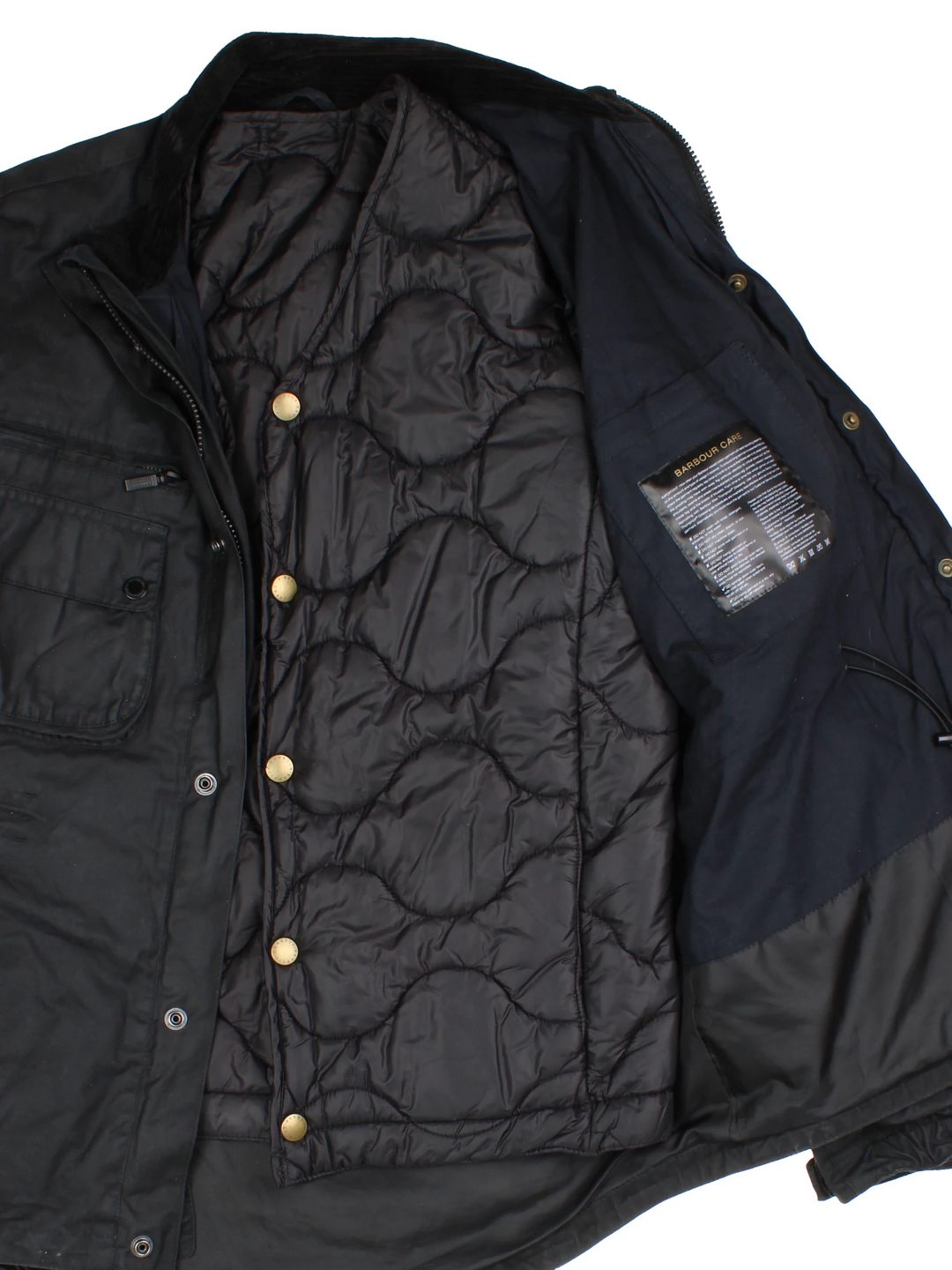 Barbour International Nomic 3-in-1 Wax Jacket (Size L)