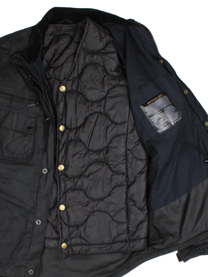 Barbour International Nomic 3-in-1 Wax Jacket (Size L)