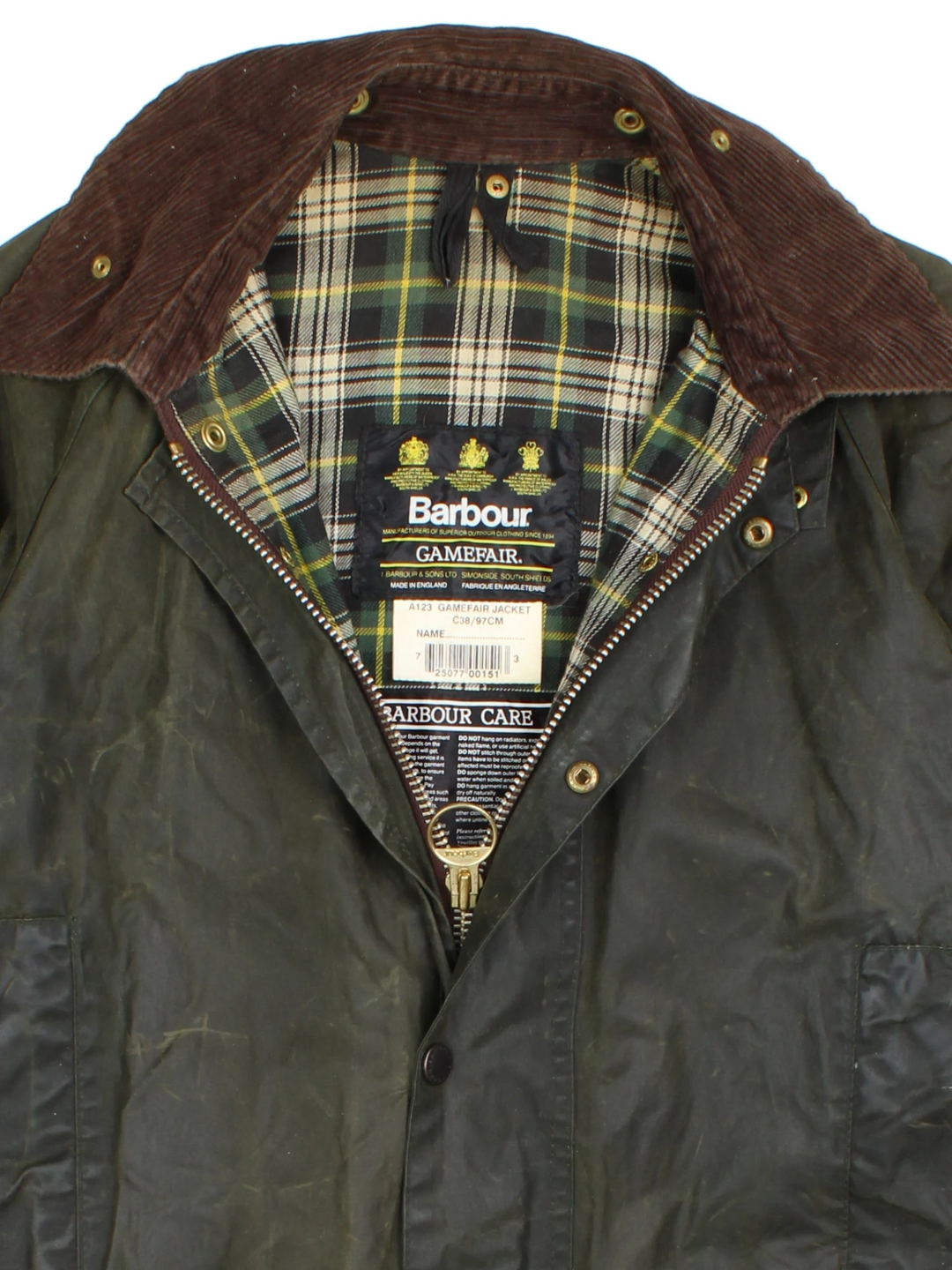 Barbour Gamefair Jacke (Größe M)