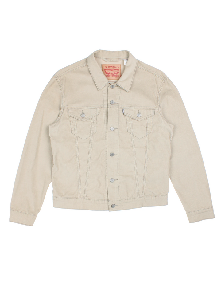Levi Strauss Cord Trucker Jacke (Größe M)