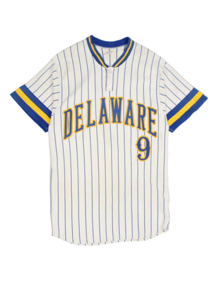 Delaware Fightin' Blue Hens Baseball Jersey (Size S) - VintageFolk
