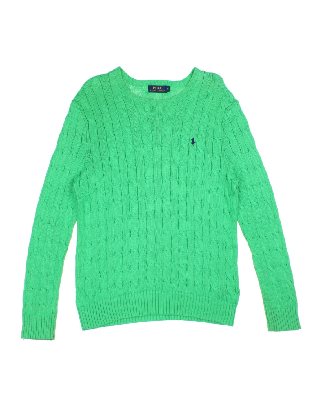 Ralph Lauren Cable Knit Jumper (Size S) SKU MISSING - VintageFolk