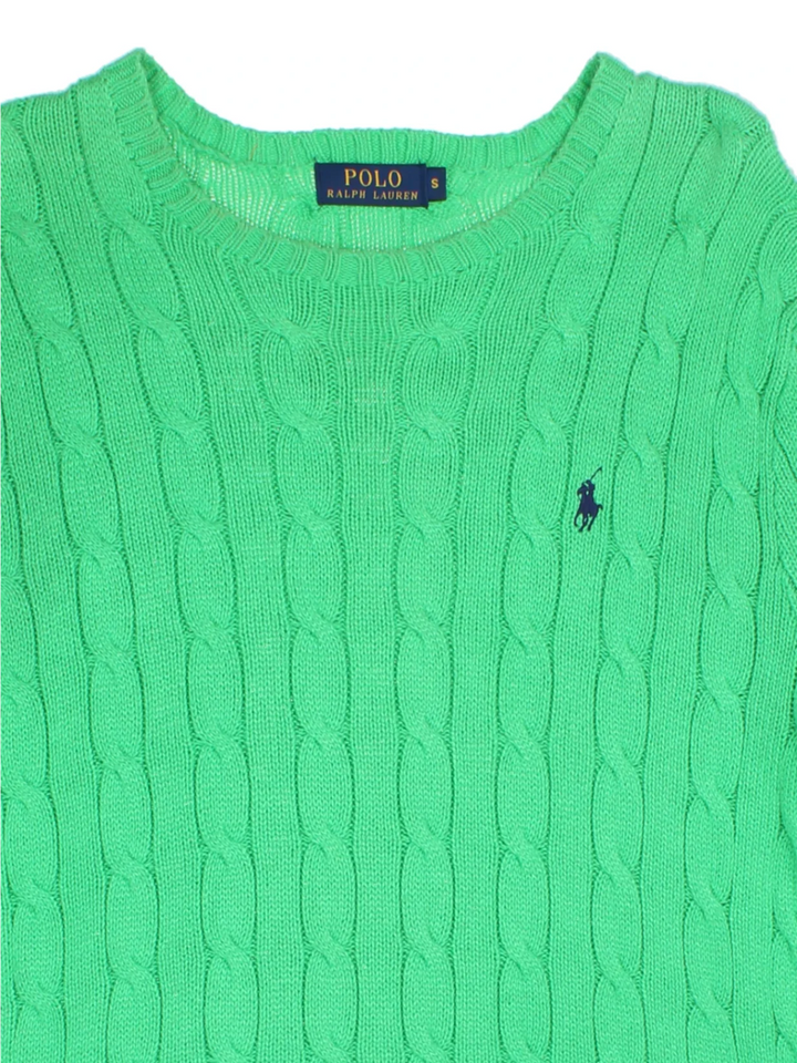 Ralph Lauren Cable Knit Jumper (Size S) SKU MISSING - VintageFolk