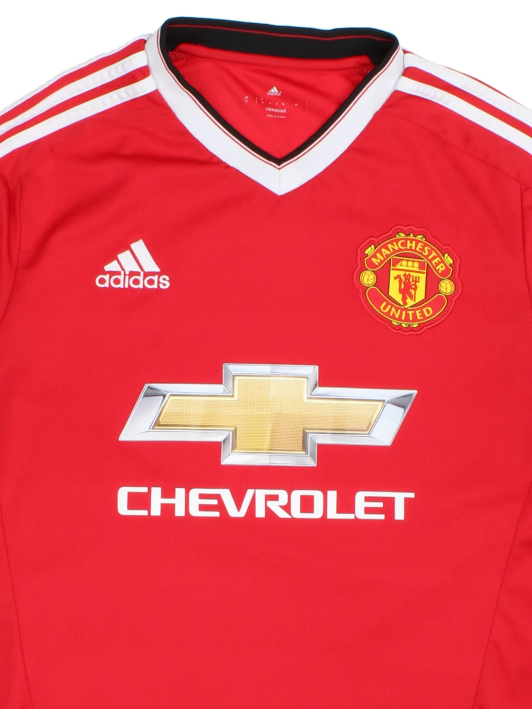 15-16 Adidas Manchester United Home Football Shirt (Size S) - VintageFolk