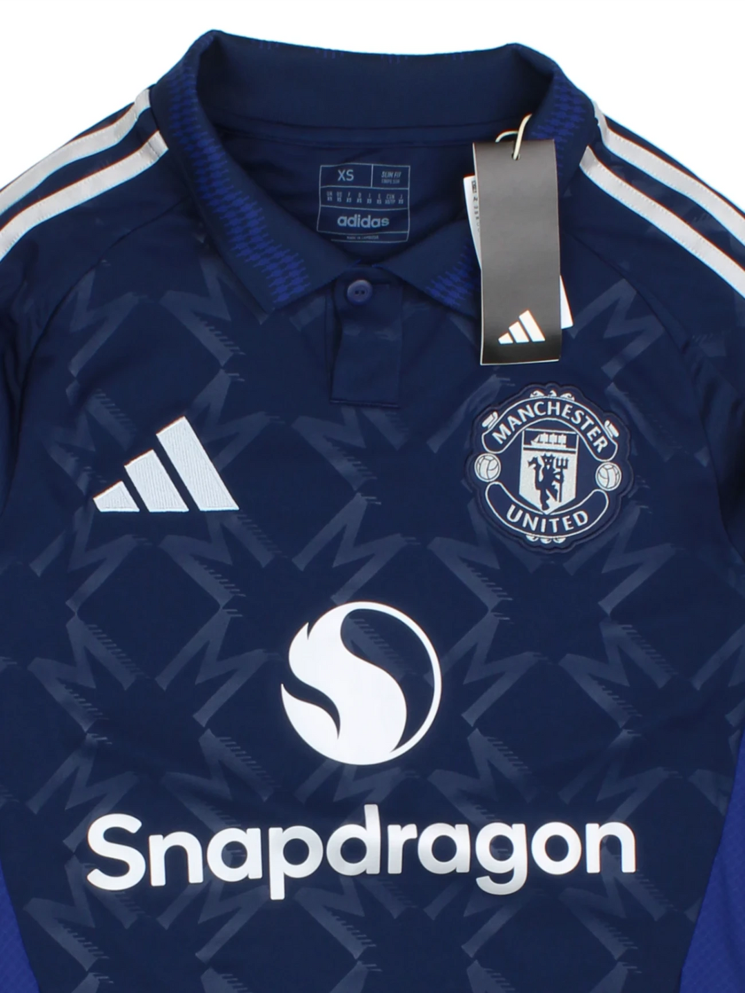24-25 Adidas Manchester United Away Football Shirt (Size XS) - VintageFolk