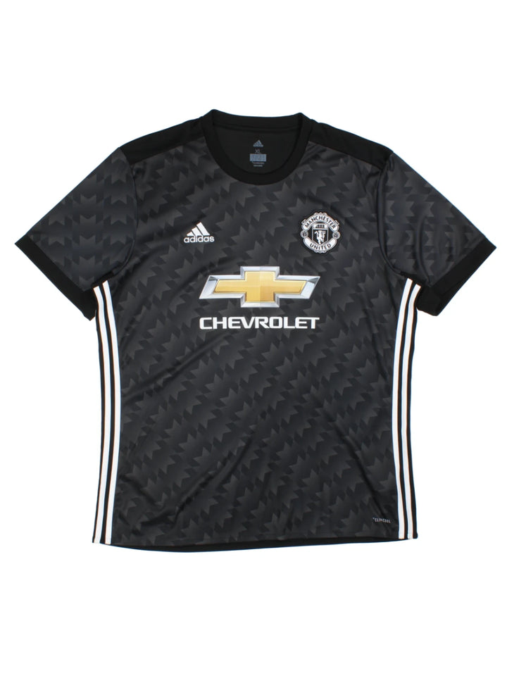 17-18 Adidas Manchester United F.C. Away Football Shirt (Size XL) - VintageFolk
