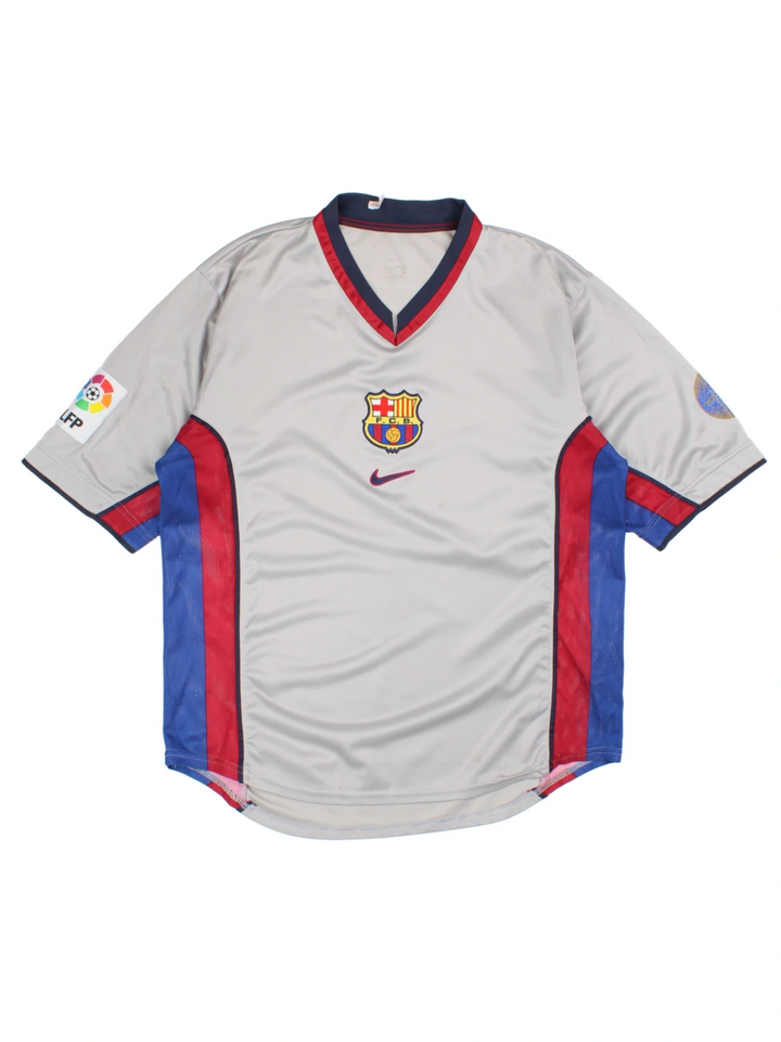 98-01 Nike FC Barcelona Away Football Shirt (Size L)