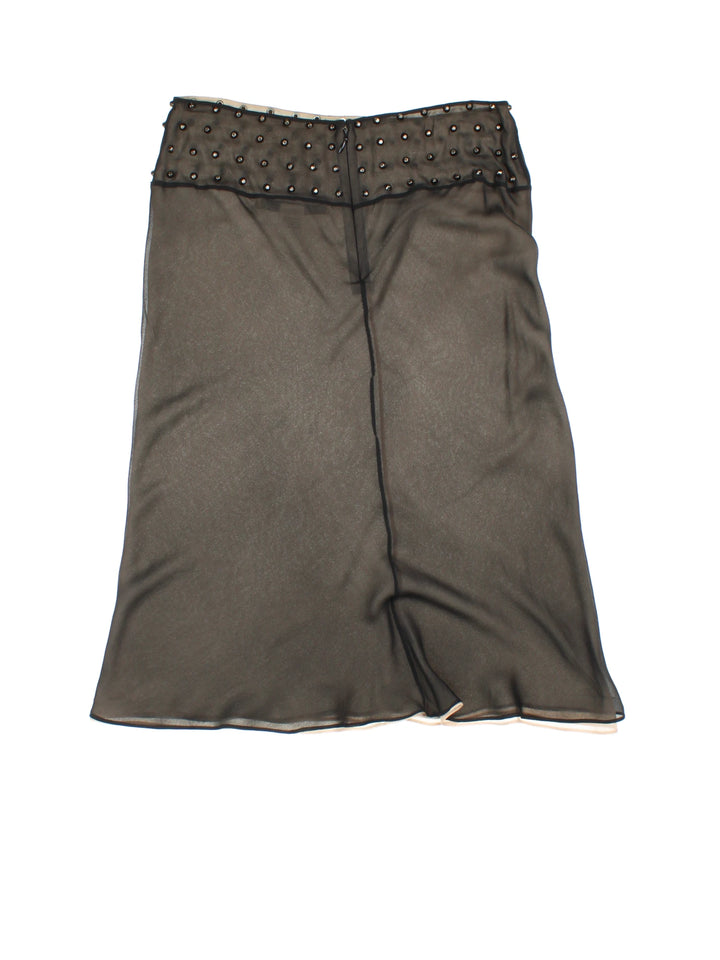 90's Studded Midi Skirt (Size M) - VintageFolk