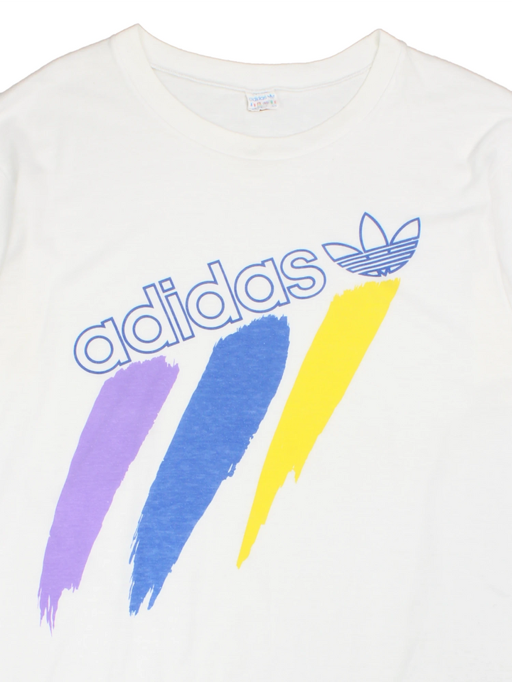80's Adidas T-Shirt (Size L) - VintageFolk